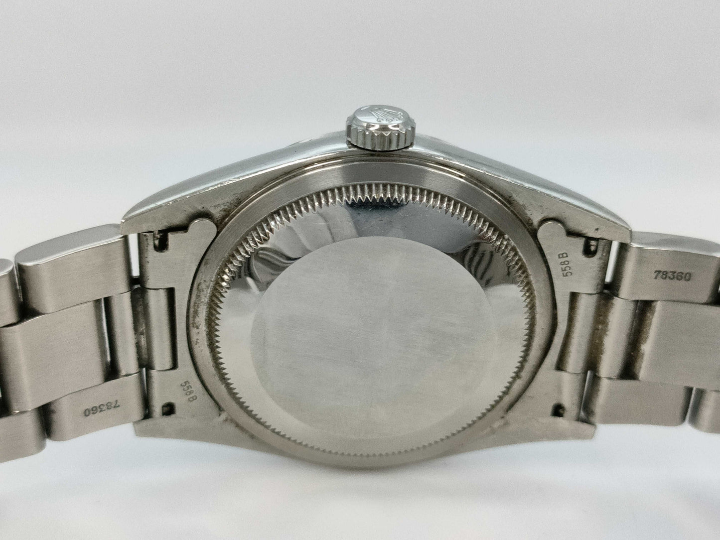 ROLEX 16200 F517473 Silver Roman Men's Watch