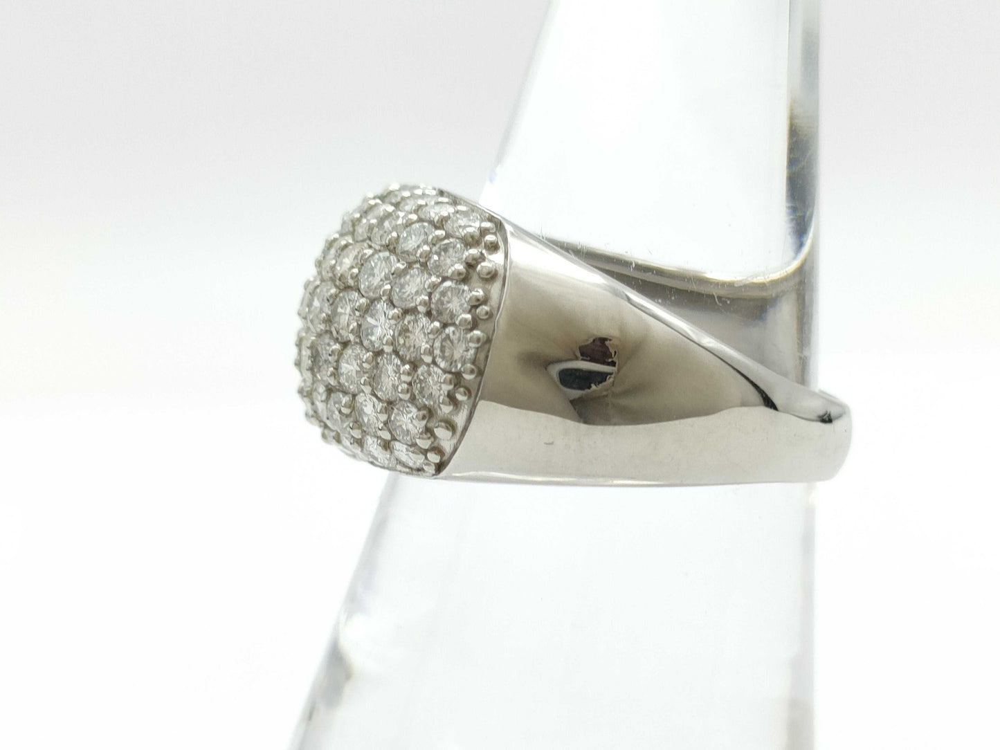 D4.099ct PT900 9.7g Ring