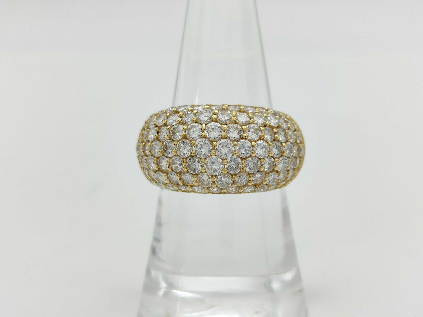 D4.054ct K18 7.7g Ring