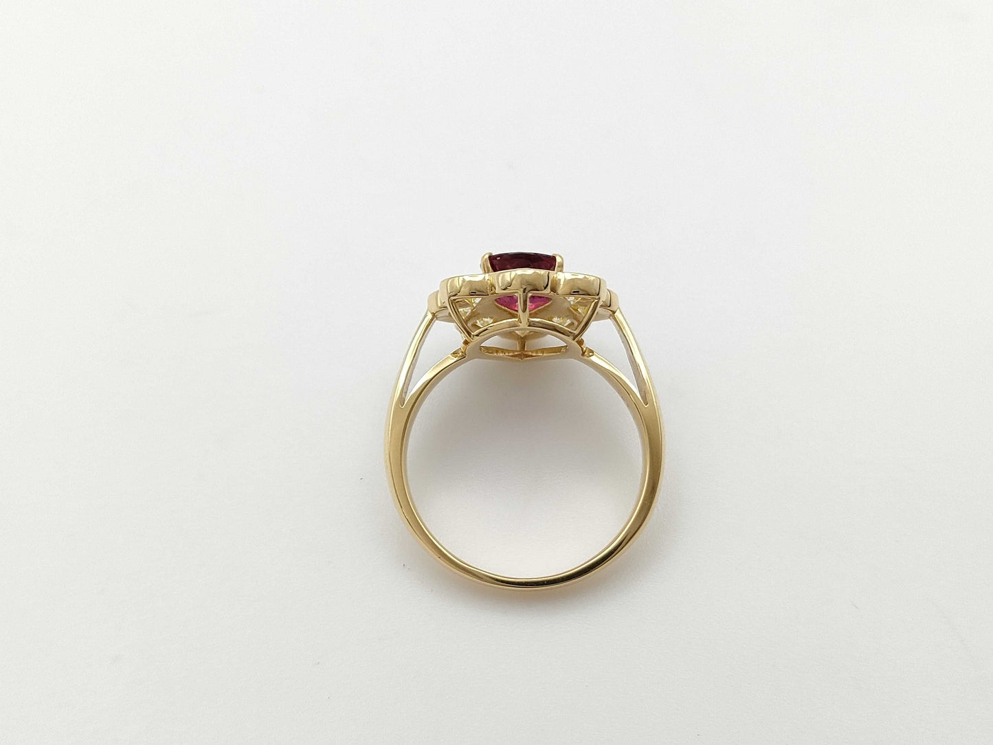 R1.147ct D2.01ct K18 6.2g Ring