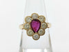 R1.147ct D2.01ct K18 6.2g Ring