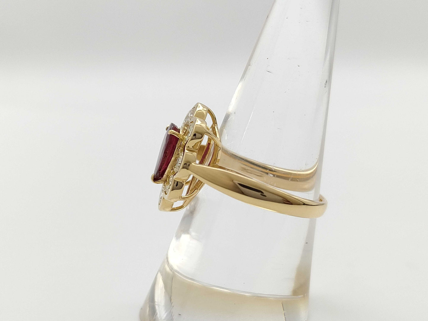 R1.147ct D2.01ct K18 6.2g Ring