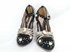 GUCCI GUCCI Tiger Head Python Pumps with Pearls