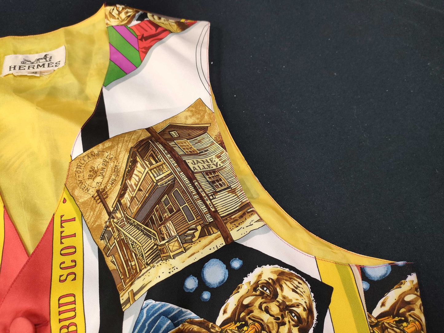 HERMES HERMES New Orleans Creole Jazz Gilet Vest Vest
