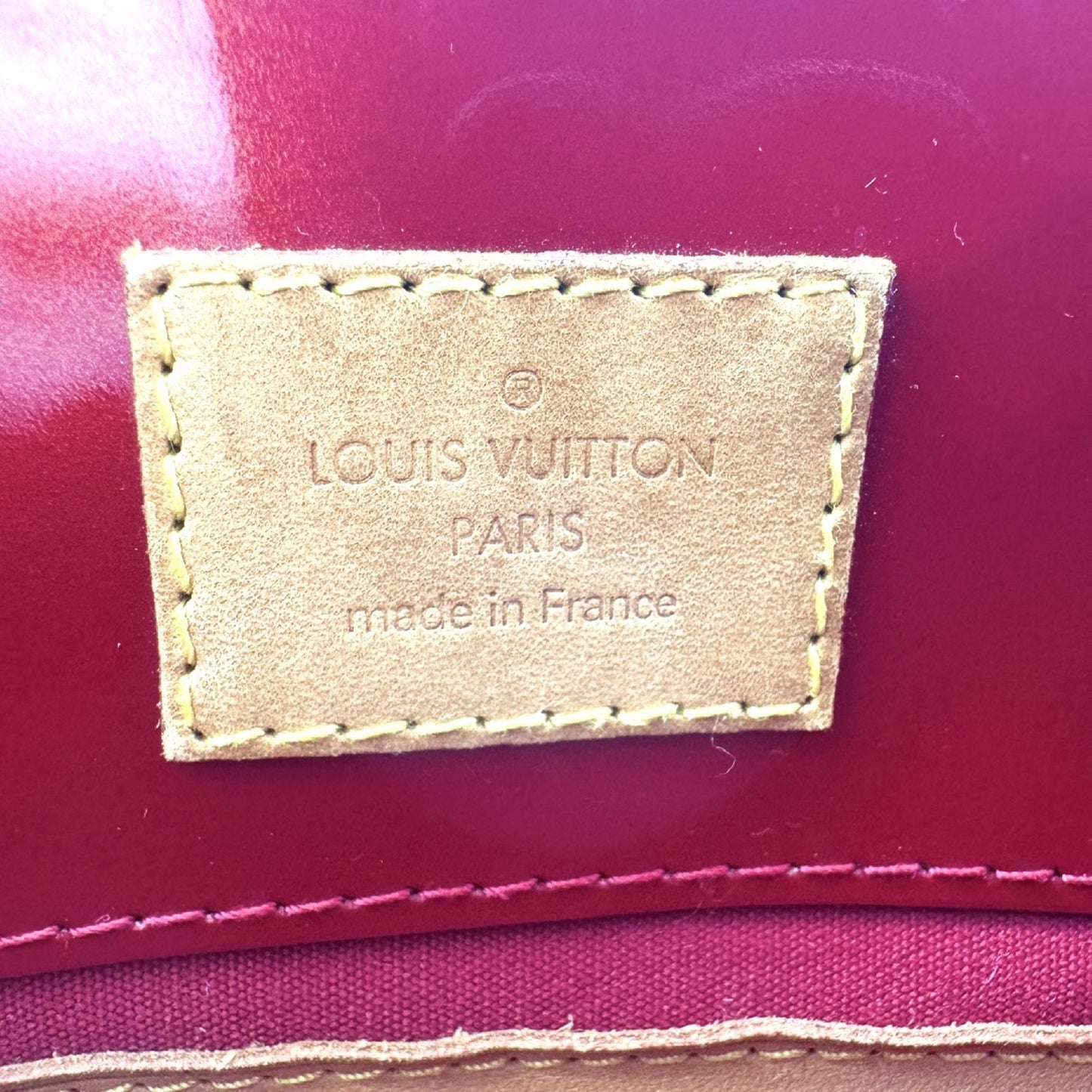 LOUIS VUITTON Vernis Lead PM M91990 Handbag