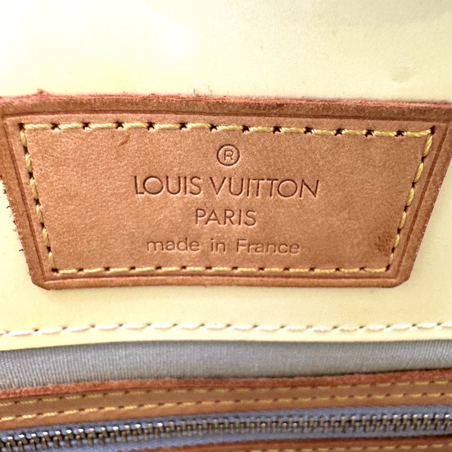 LOUIS VUITTON Vernis Reed PM Handbag