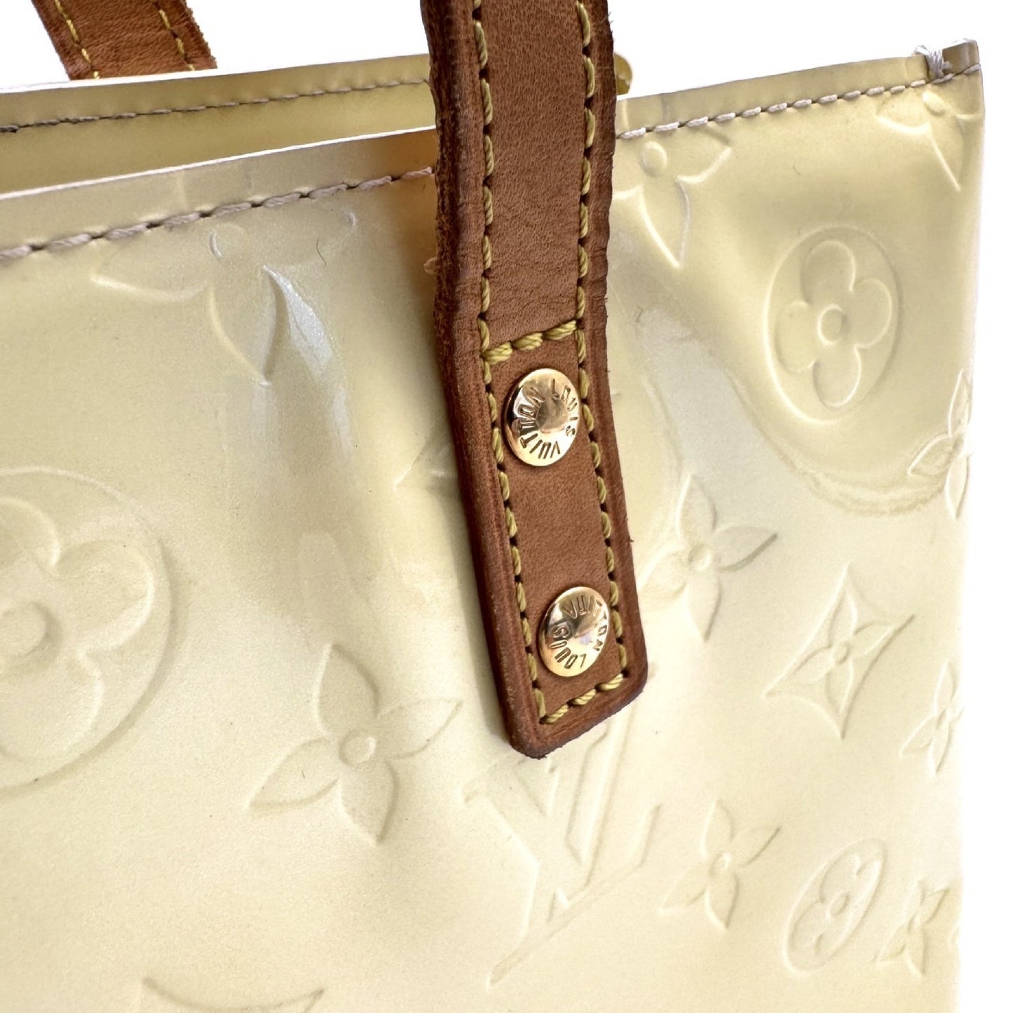 LOUIS VUITTON Vernis Reed PM Handbag