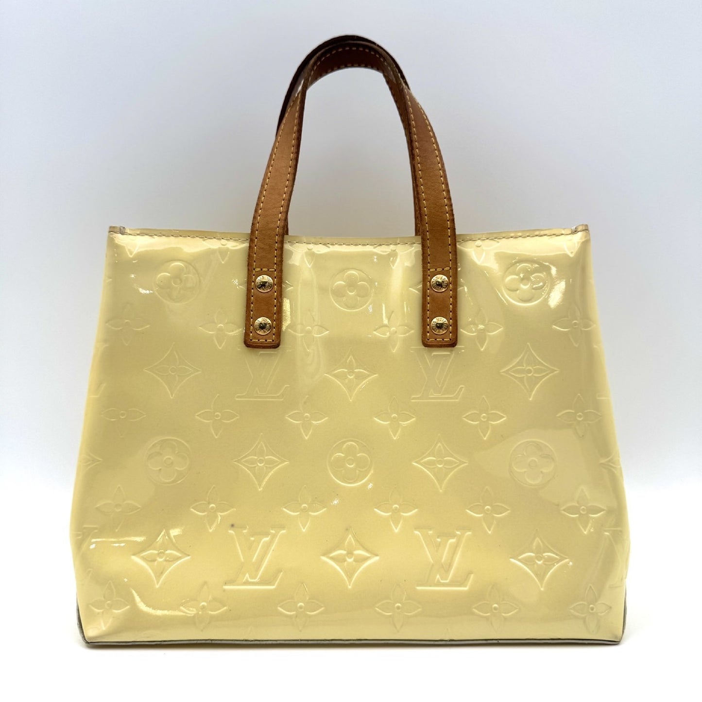 LOUIS VUITTON Vernis Reed PM Handbag