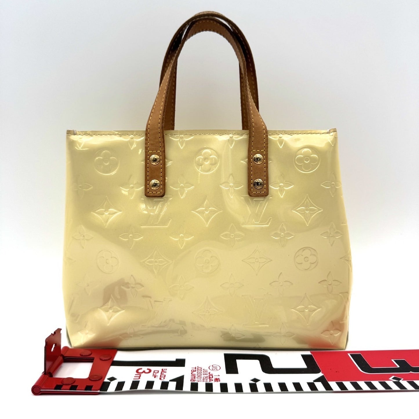 LOUIS VUITTON Vernis Reed PM Handbag