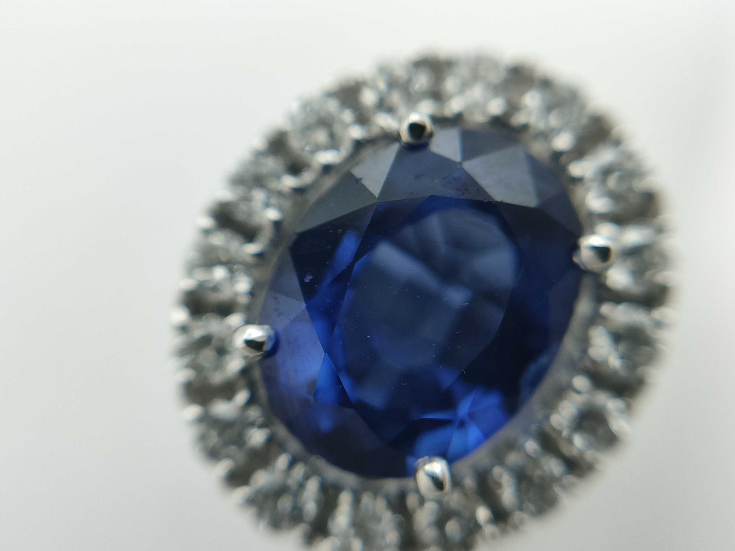 S0.97/0.74ct D0.12/0.12ct PT900 2.9g Earrings