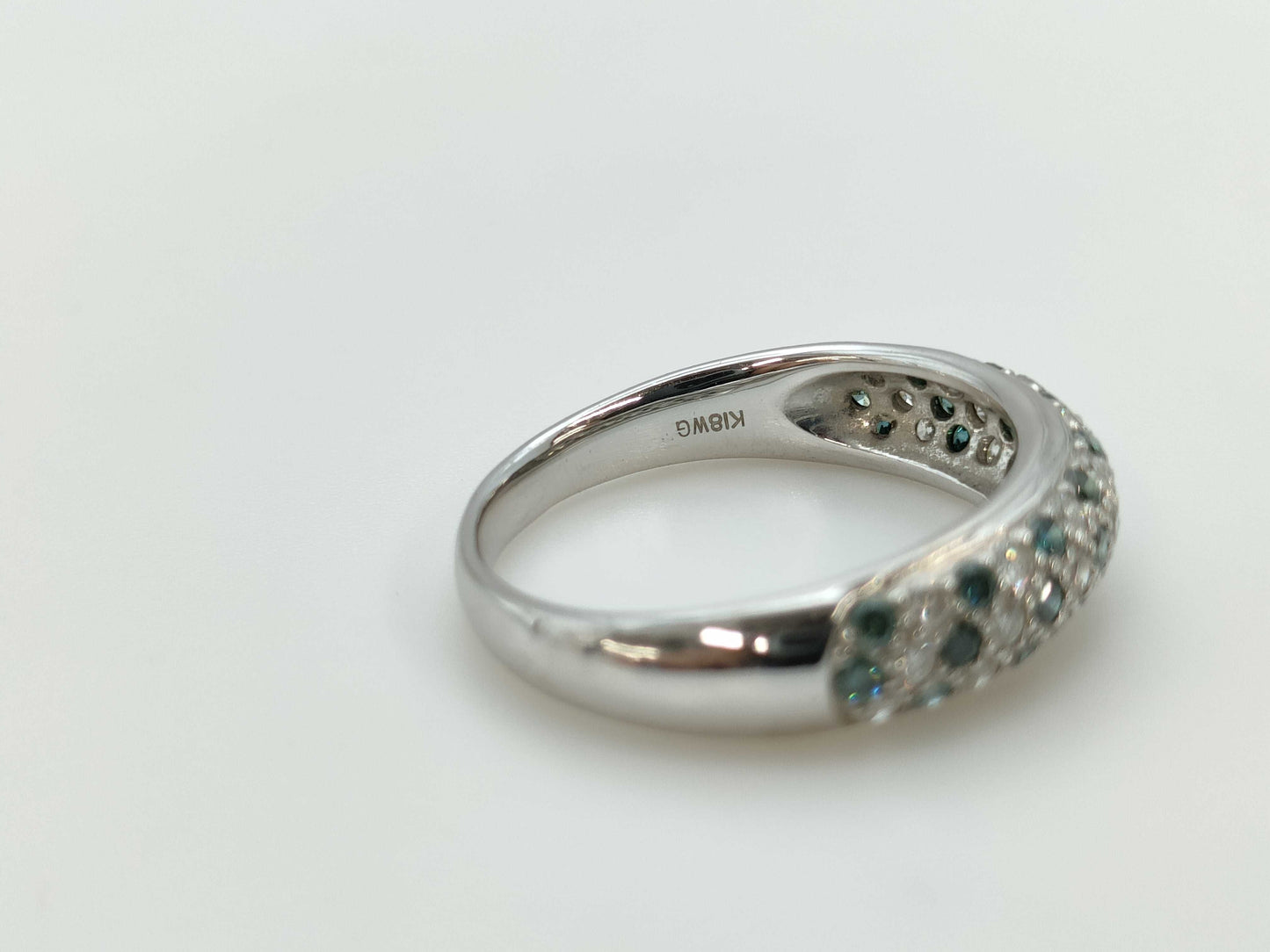 D0.94ct K18WG 5.3g Ring