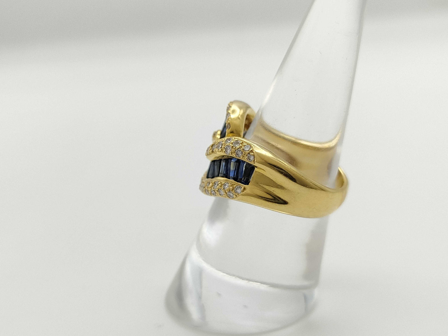 S1.65ct D0.45ct K18 9.3g Ring