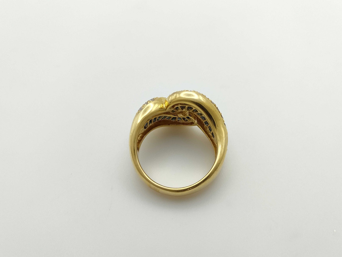 S1.65ct D0.45ct K18 9.3g Ring