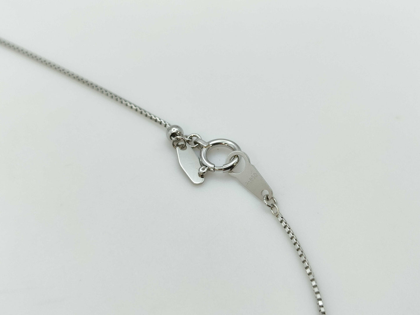 D0.717ct FD0.10ct PT900/850 4.2g Necklace