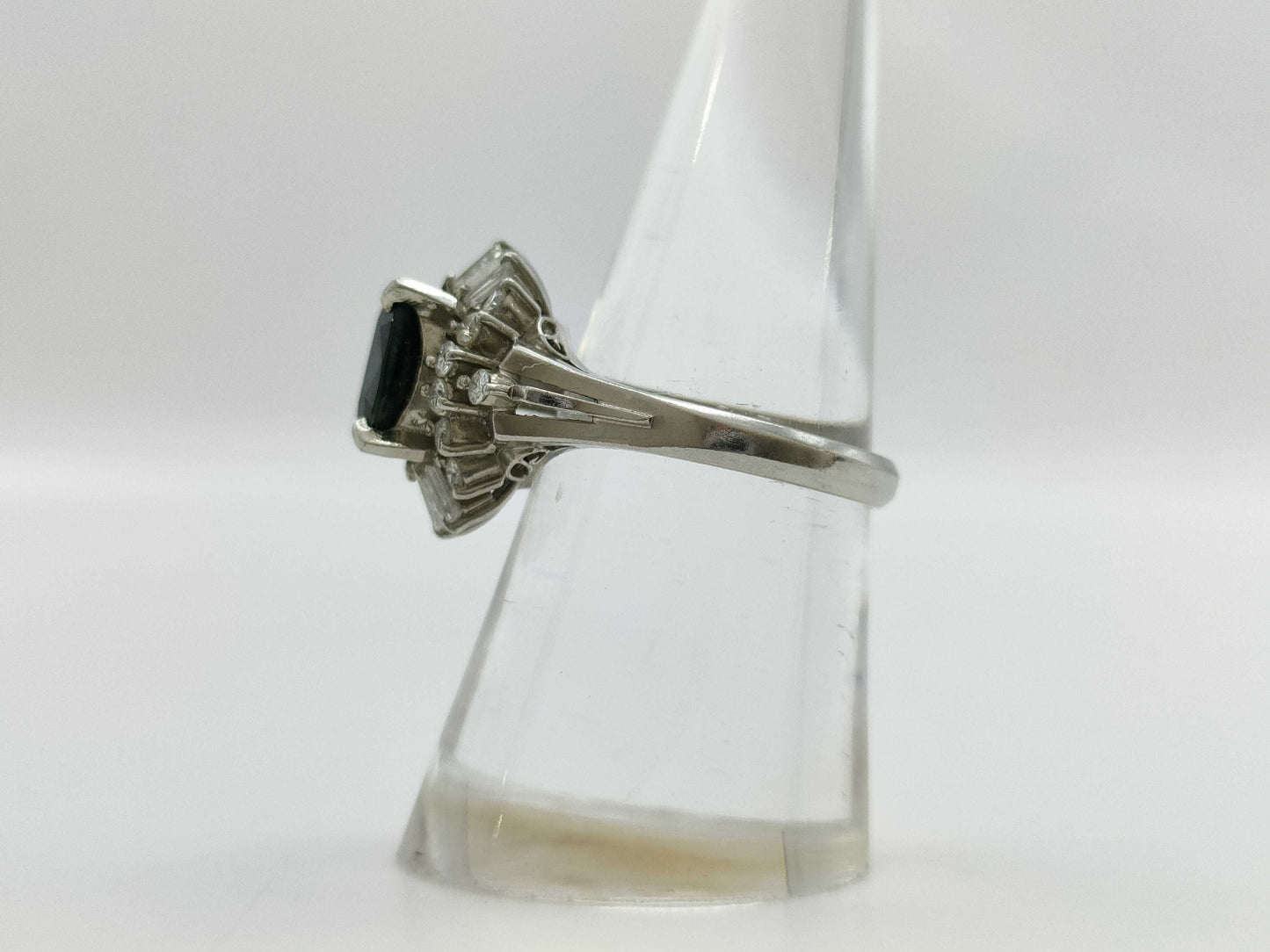 S2.46ct D0.61ct PT900 6.9g Ring