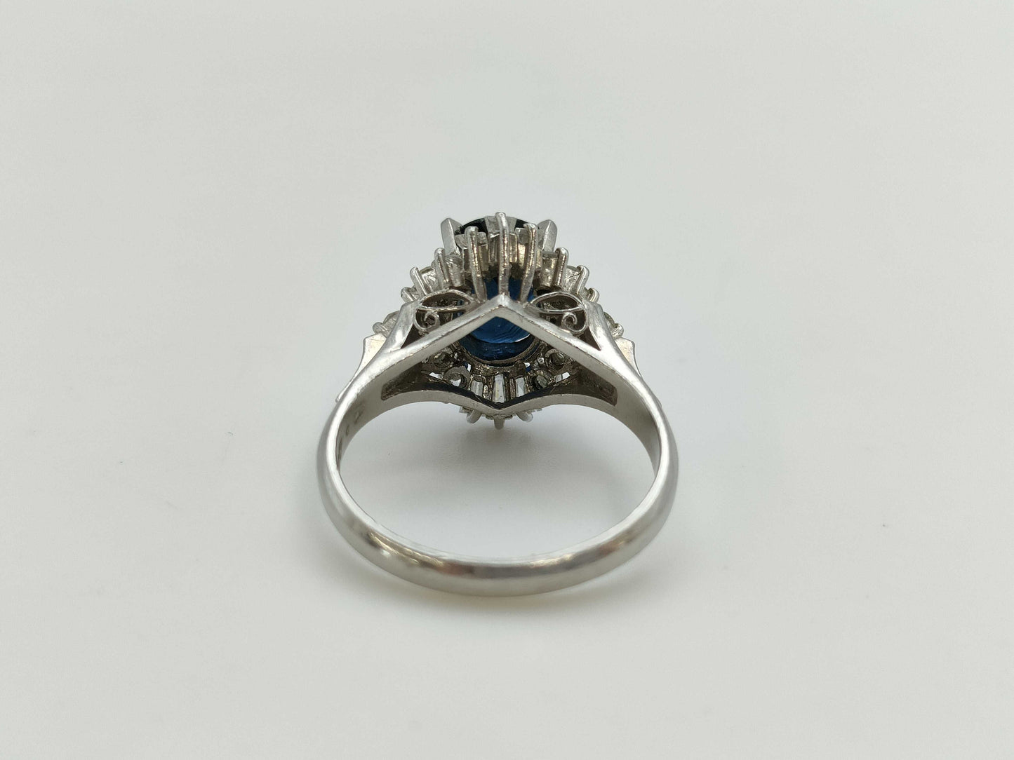 S2.46ct D0.61ct PT900 6.9g Ring