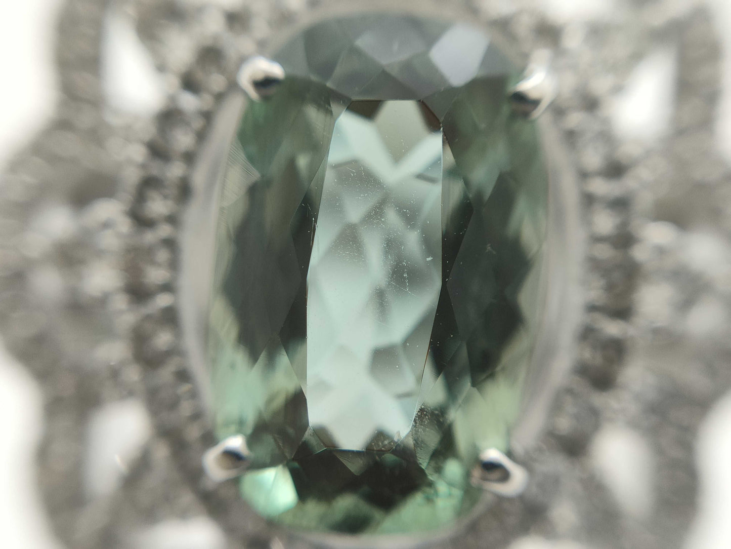 AX 2.857ct D 0.76ct PT950 8.3g Ring