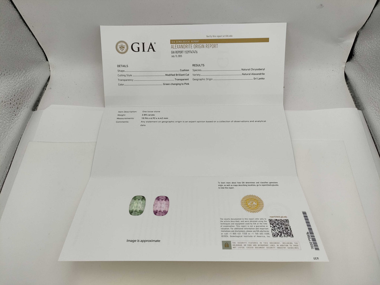 AX 2.857ct D 0.76ct PT950 8.3g Ring