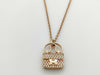 HERMES Amulet Constance D0.29ct PG Au750 9.8g Necklace