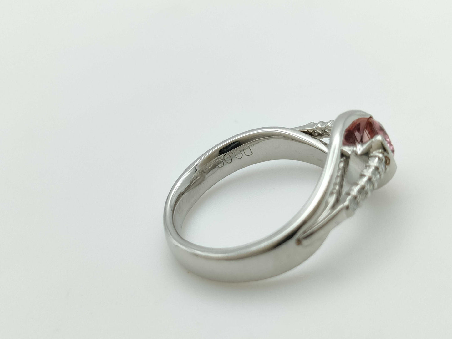 S 0.549ct D 0.09ct PT900 6.9g Ring