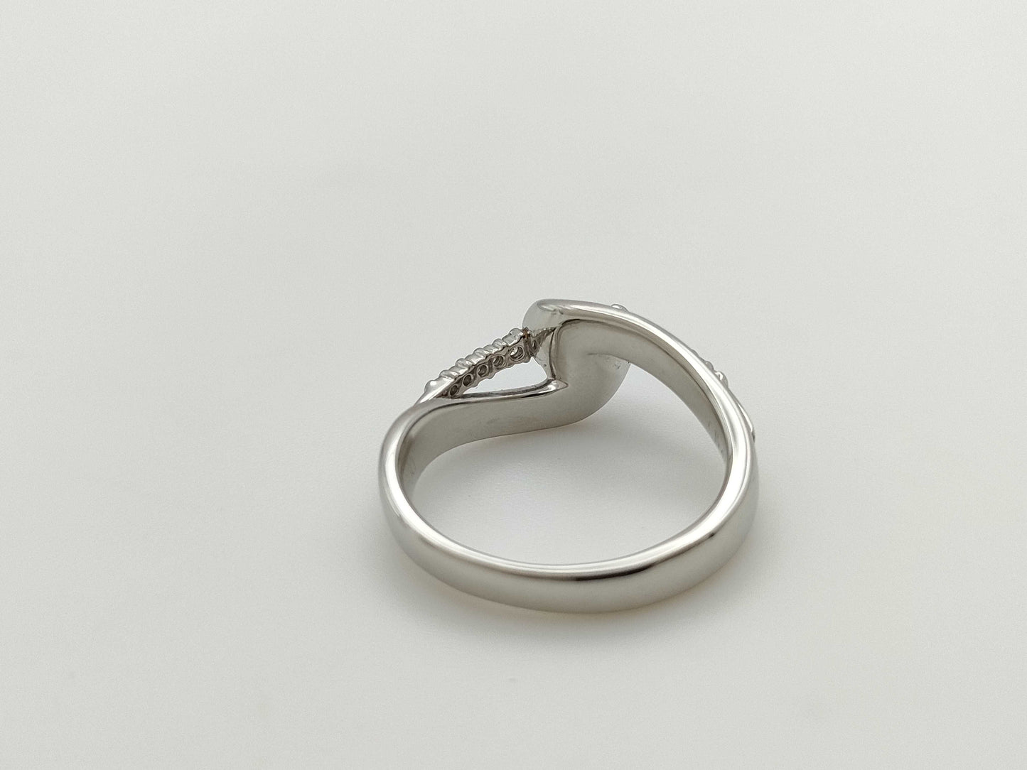 S 0.549ct D 0.09ct PT900 6.9g Ring