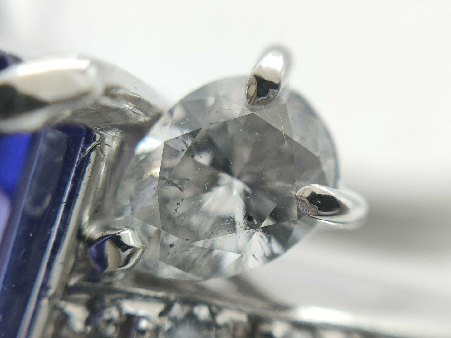 TZ3.61ct D1.084ct PT900 10.2g Ring
