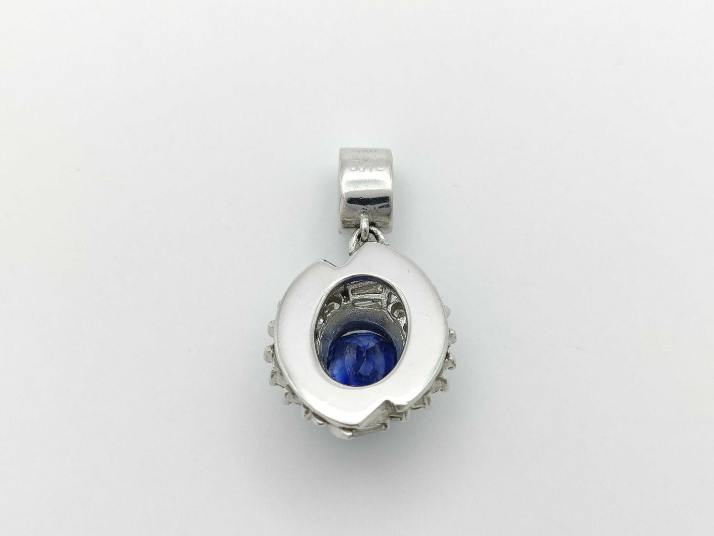 S2.31ct D0.72ct PT900 6.3g Pendant Top