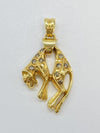 D 0.21ct K18 4.2g Pendant Top