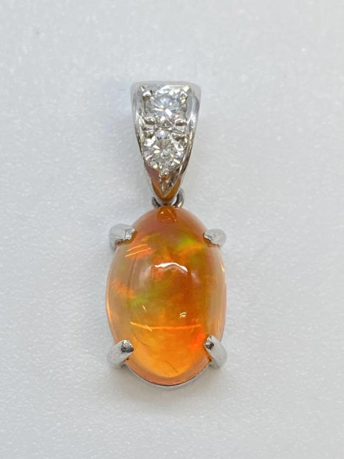 OP 2.81ct D 0.15ct Pt900 3.3g Pendant Top