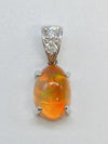 OP 2.81ct D 0.15ct Pt900 3.3g Pendant Top