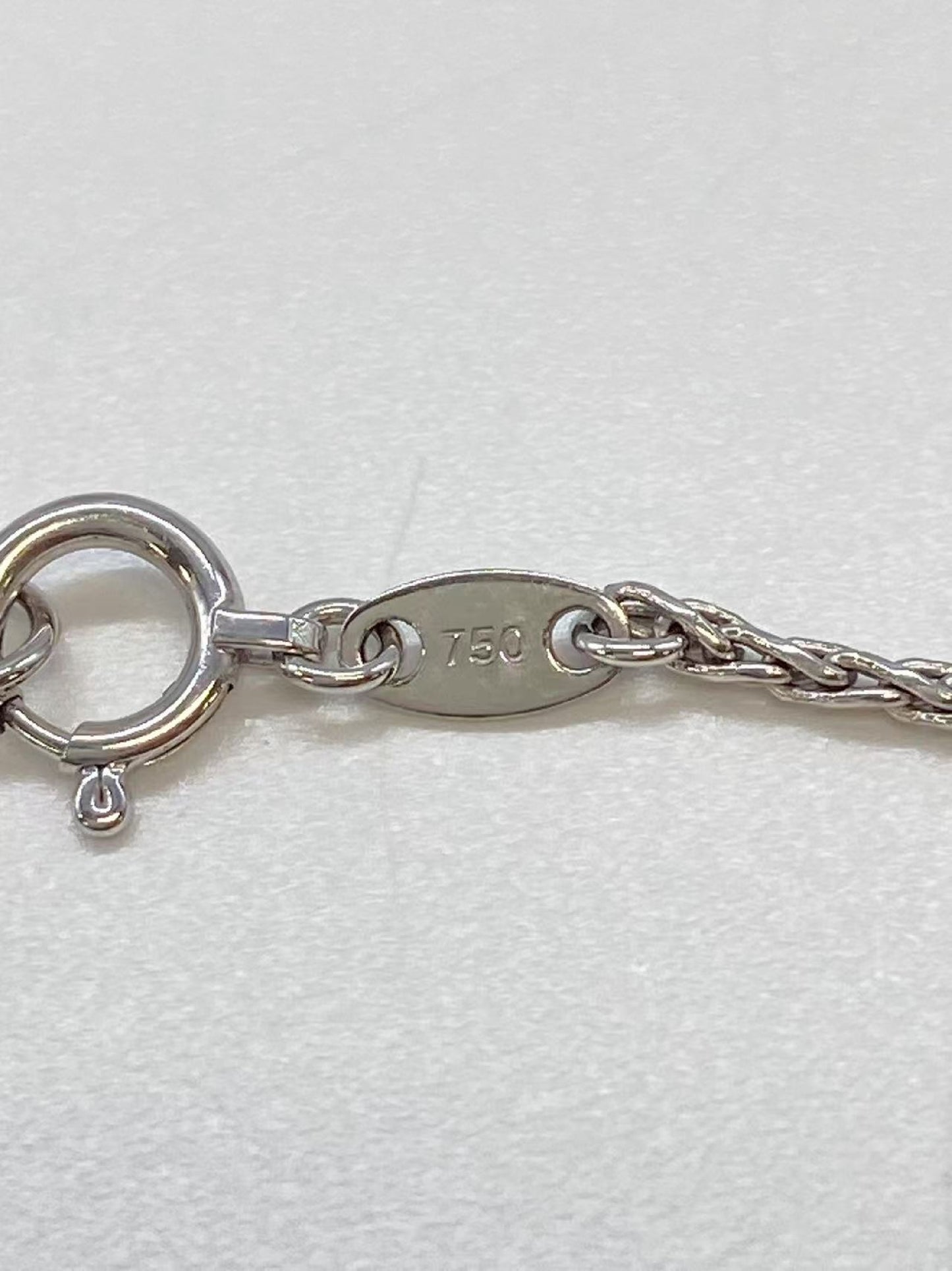 R0.19ct D0.41ct 750 9.7g Necklace