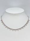 D4.0ct K18WG 16.7g Necklace