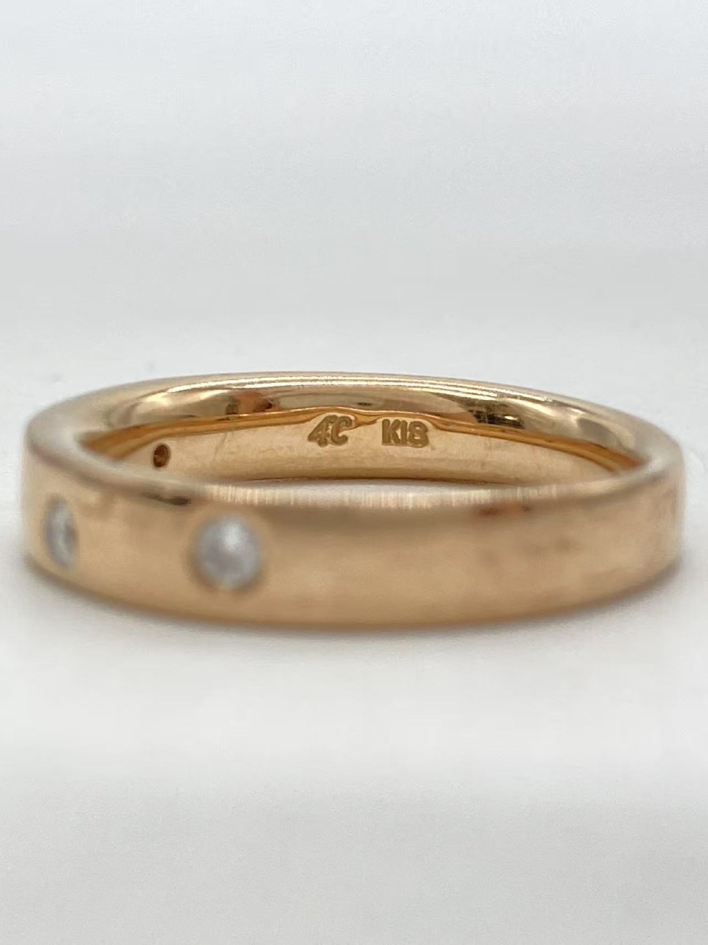 4℃ Diamond K18 3.9g Ring