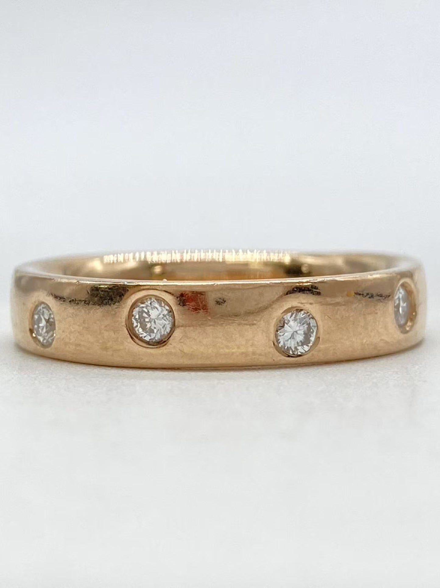 4℃ Diamond K18 3.9g Ring