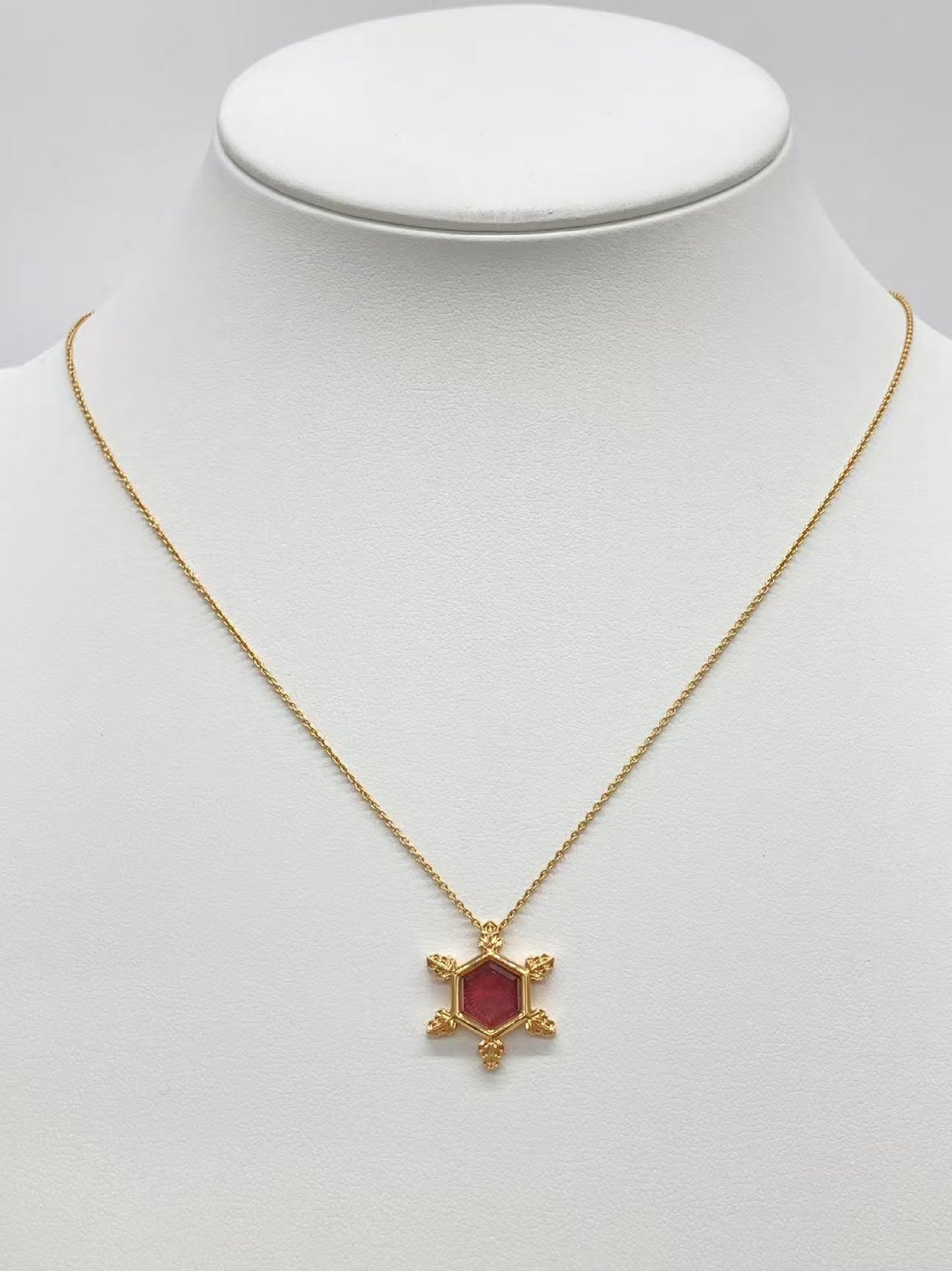 Yuka Koshino Color Stone 750 6.7g Necklace