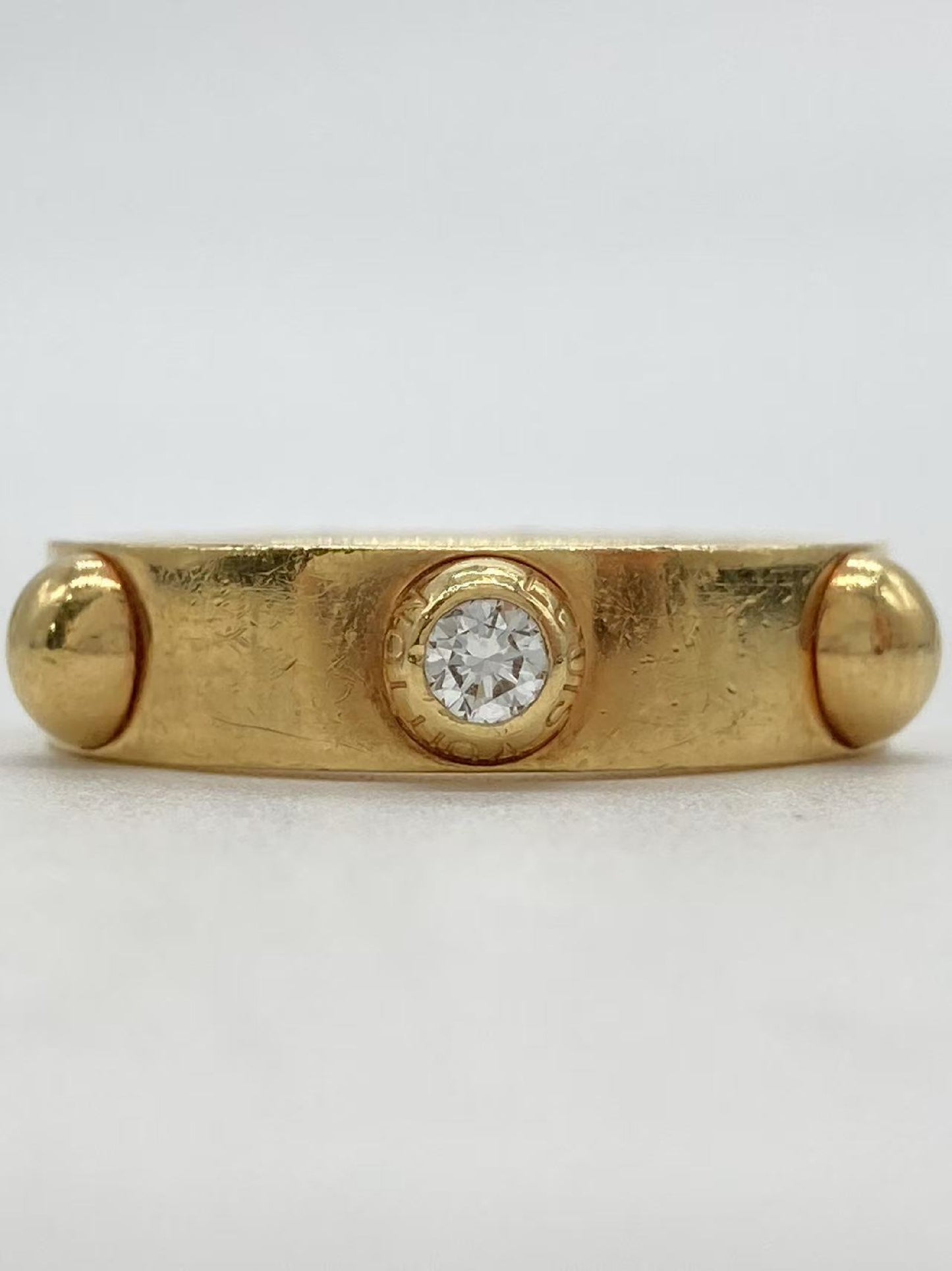 LOUIS VUITTON Petite Bourg Crew #49 1PD 750 9.9g Ring