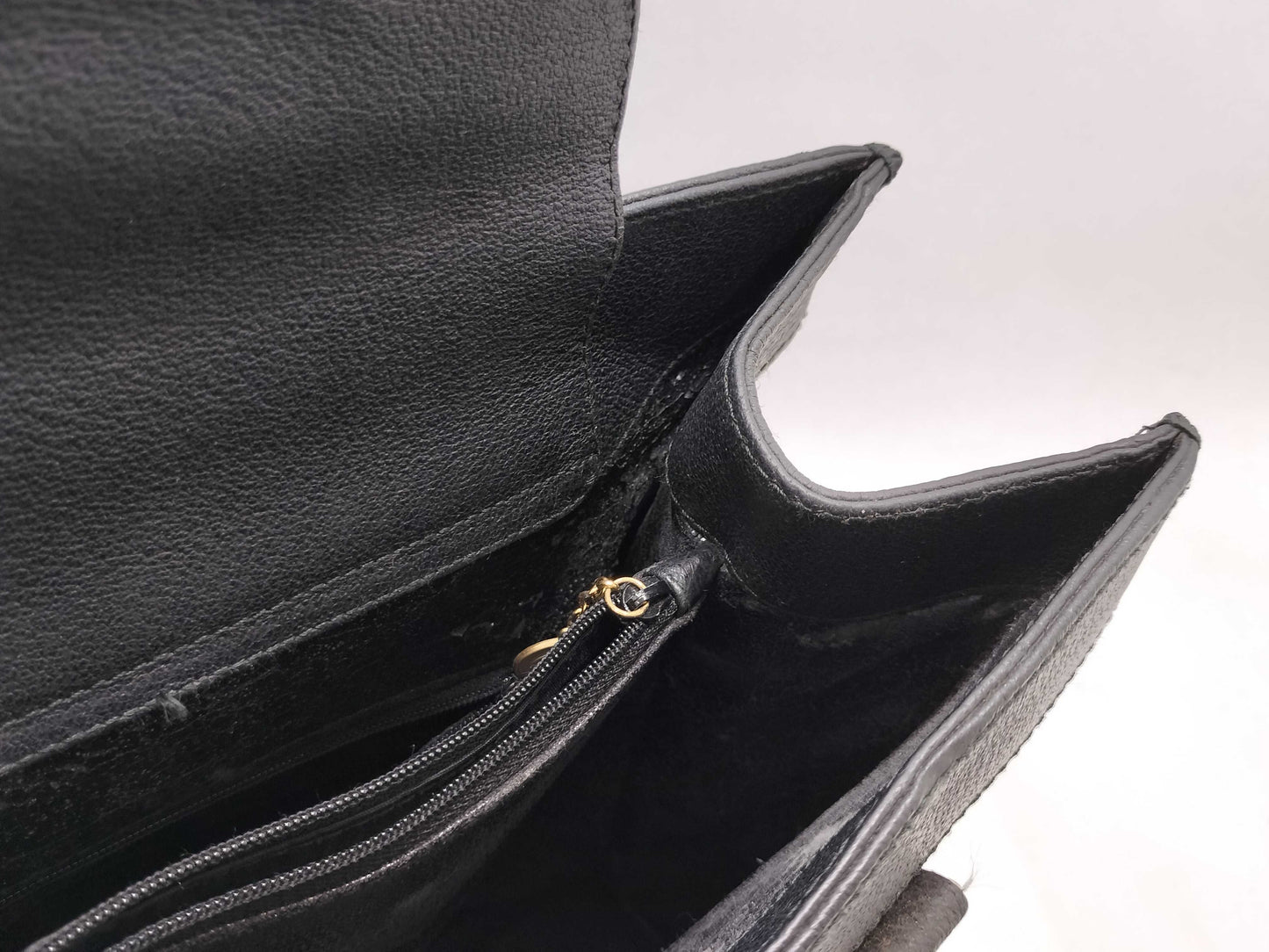 GUCCI Bamboo Suede Leather Handbag