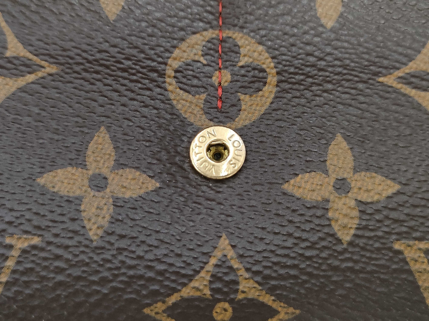 LOUIS VUITTON Monogram Portefeuille Sarah Retiro M61184 Long Wallet