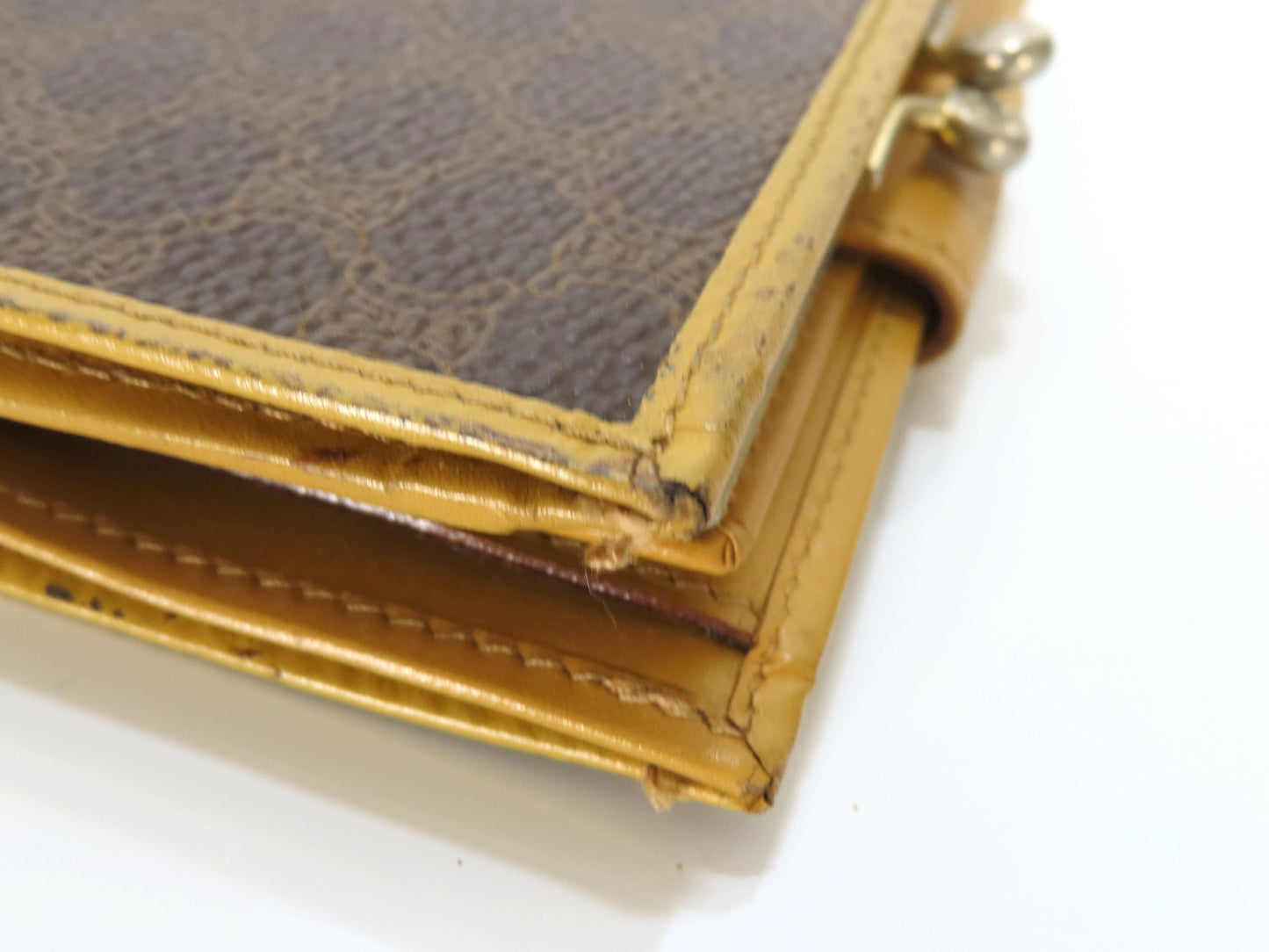 CELINE Macadam PVC Bifold Wallet M13 Brown