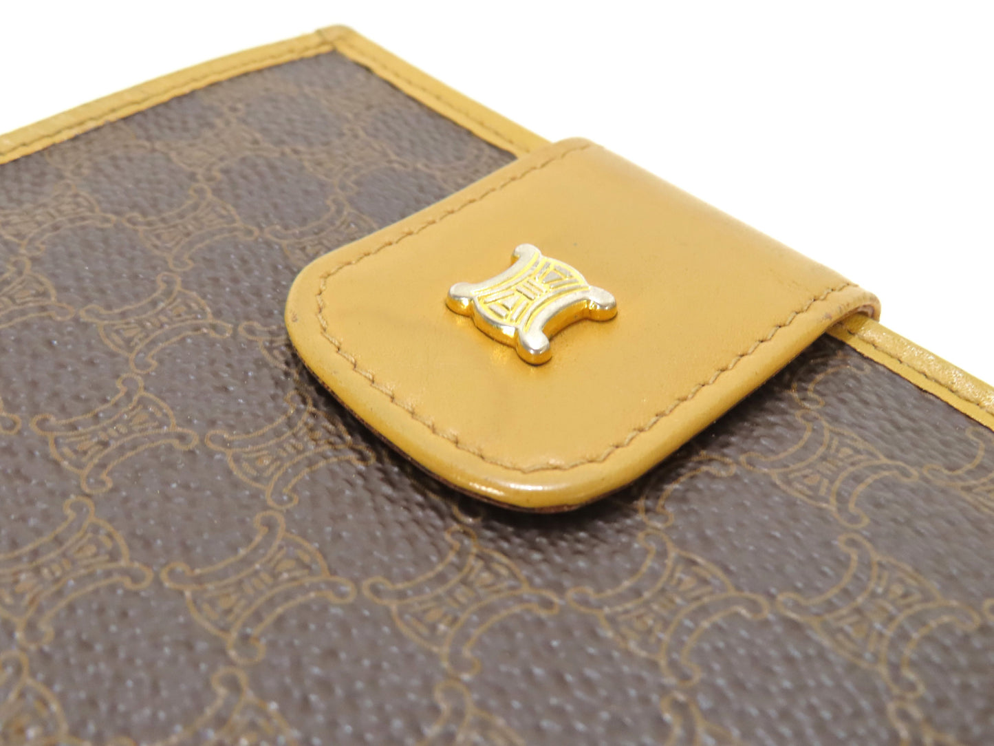 CELINE Macadam PVC Bifold Wallet M13 Brown