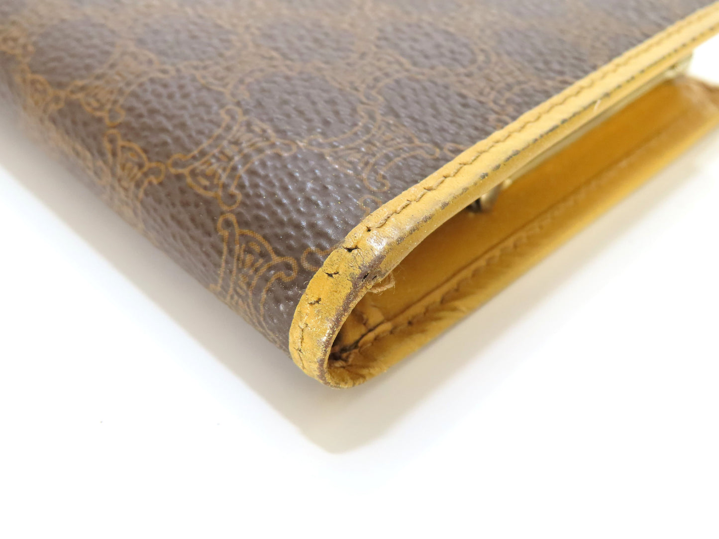 CELINE Macadam PVC Bifold Wallet M13 Brown