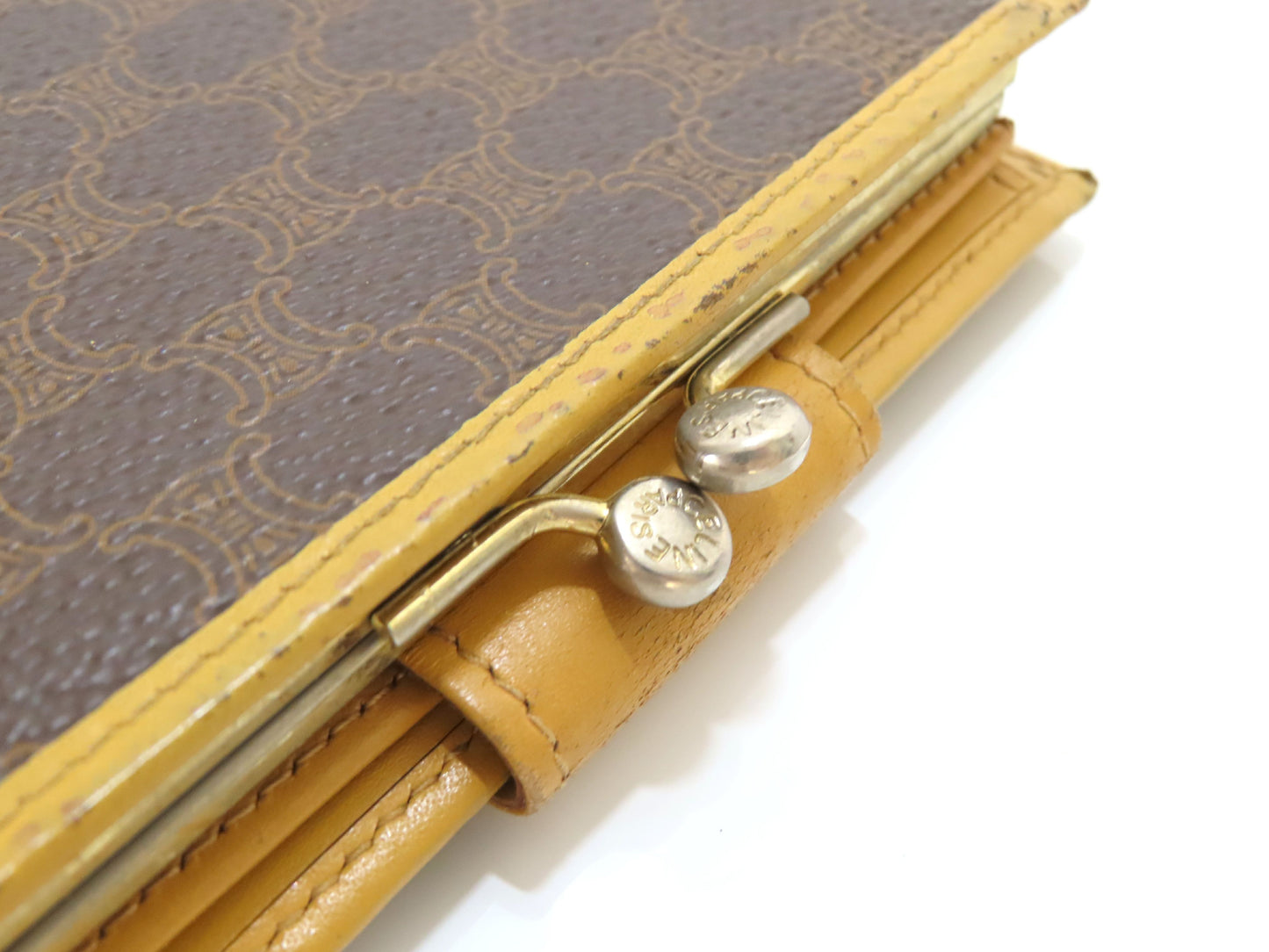CELINE Macadam PVC Bifold Wallet M13 Brown