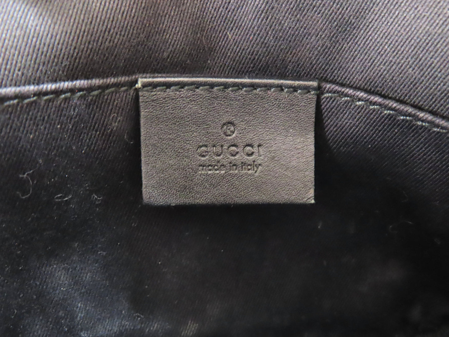 GUCCI GG Canvas Pouch 106647 1705 Black
