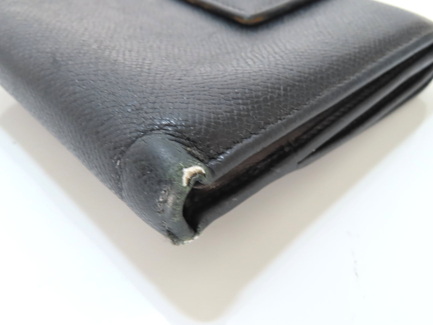 BVLGARI Bulgari Leather Bifold Wallet Black