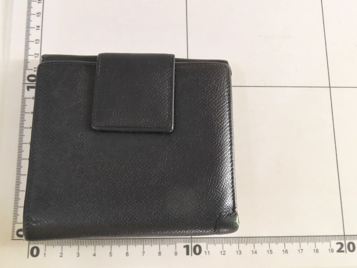 BVLGARI Bulgari Leather Bifold Wallet Black