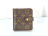 LOUIS VUITTON Monogram LV Monogram Compact Zip Wallet M61667 CT0020