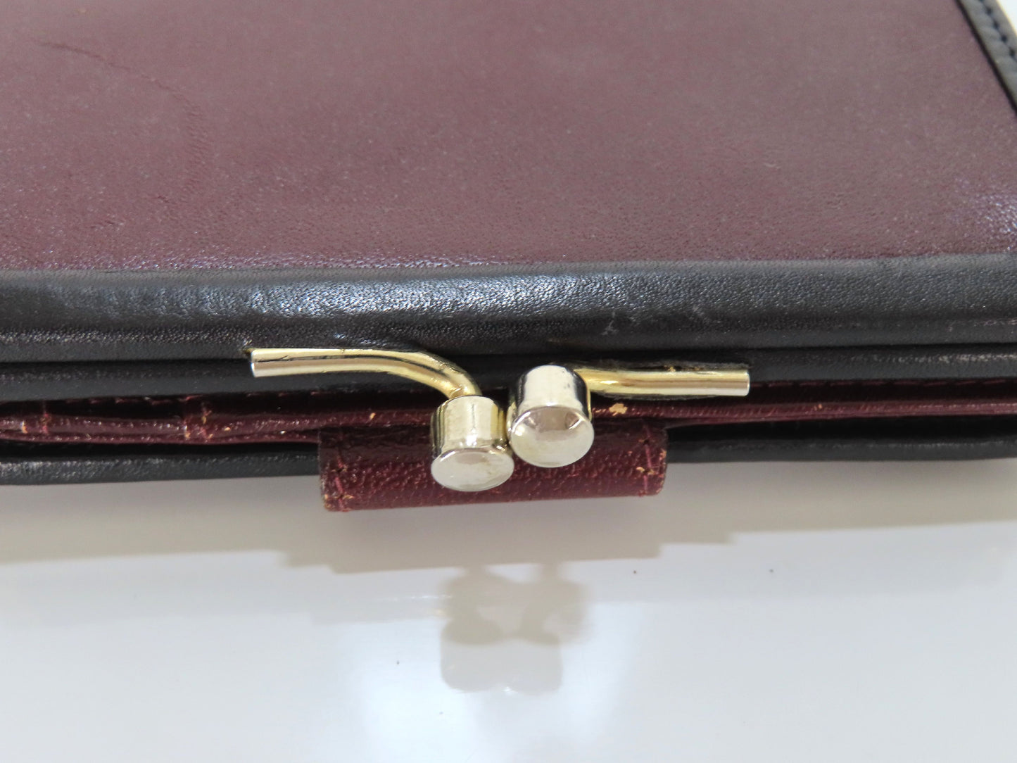 BALLY Leather Bifold Wallet, Bordeaux