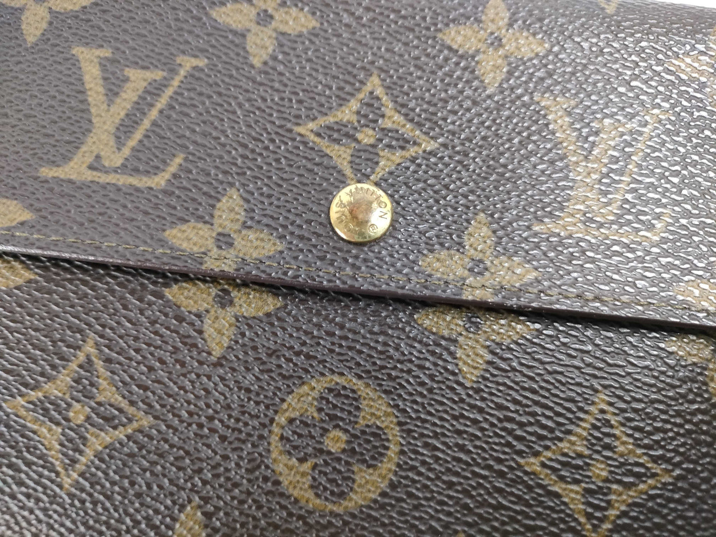 LOUIS VUITTON M61202 Monogram LV Monogram Porte Tresor Etui Papier M61202 MI0888 Wallet