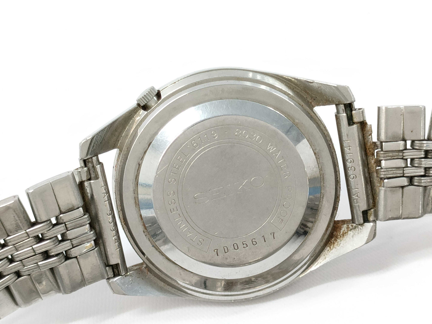 SEIKO 5 6119-8030 7D05617 AT Current condition Immobile Men's Watch