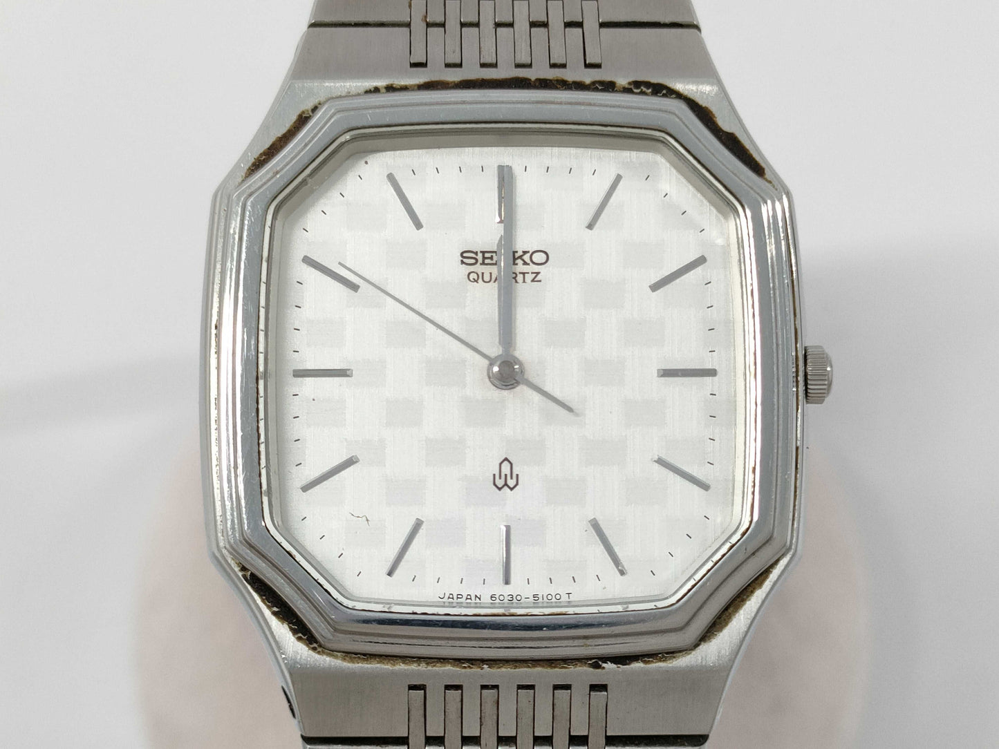 SEIKO 6030-5080 040007 QZ Men's Watch, Not Working, No Operational Guarantee